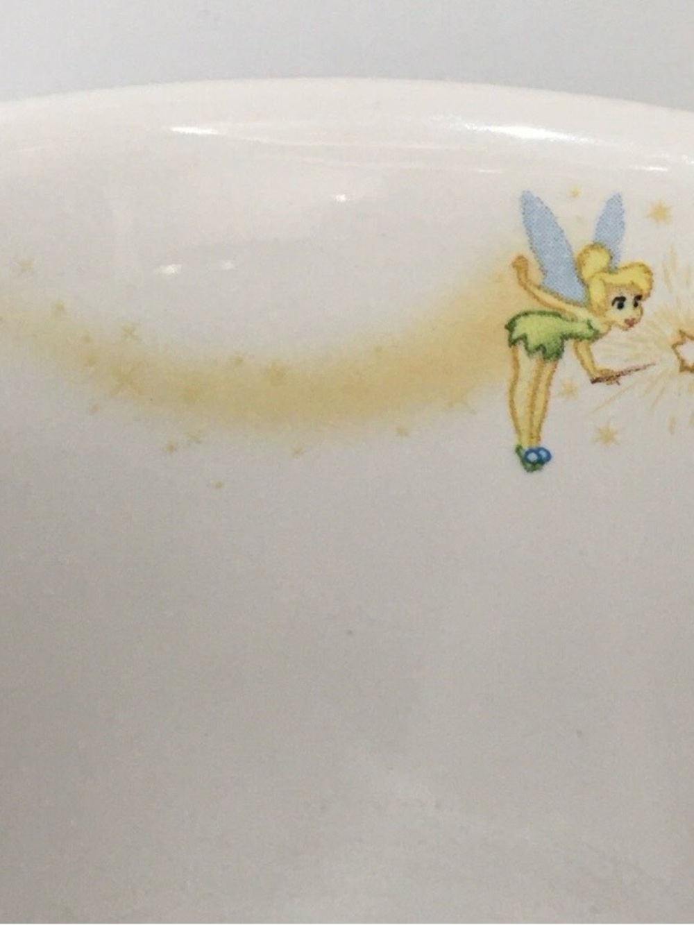 Disneyland 3D Sleeping Beauty Castle Tinker Bell Blue Coffee Mug Cup Vintage - Picture 10 of 12